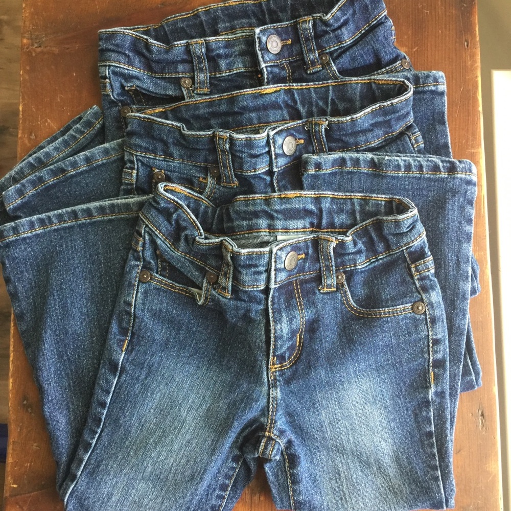 Lot of 5 pairs of girls 3T/4T pants